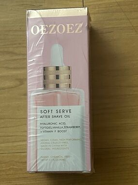 OEZOEZ Soft Serve After Shave Oil - large size 3.1 oz new and sealed